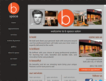 Tablet Screenshot of bspacesalon.com